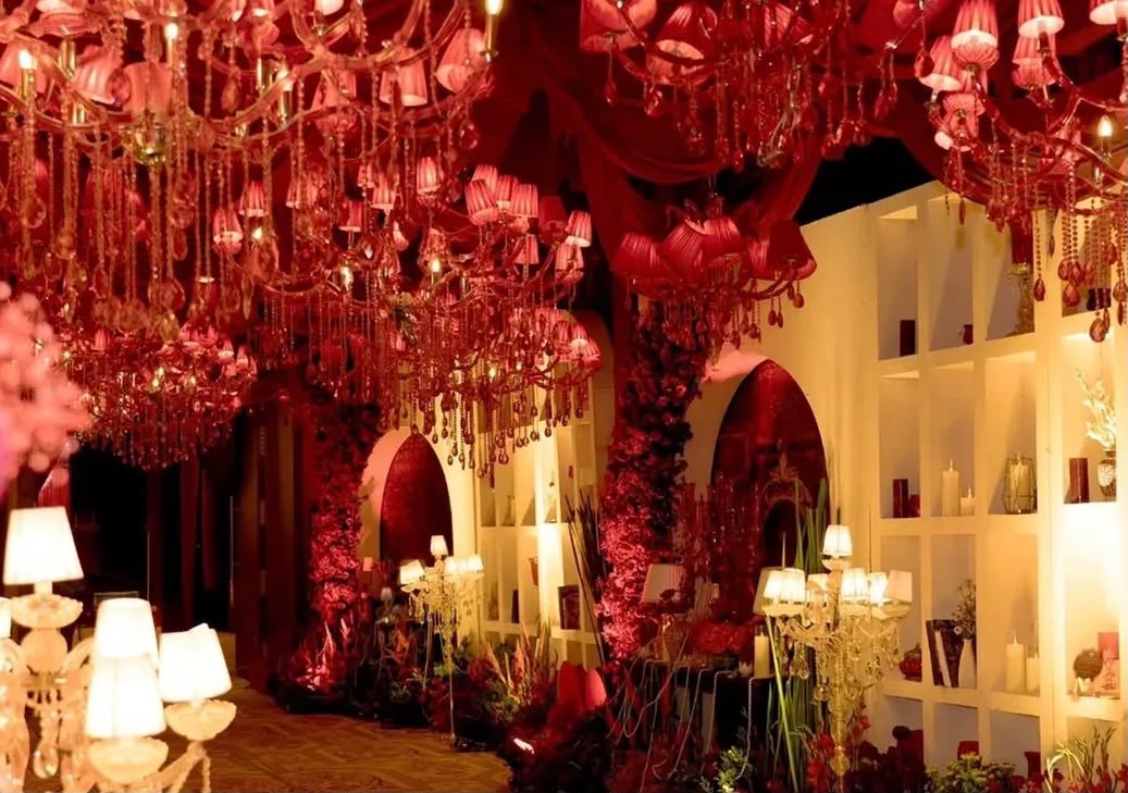 Luxury wedding stage