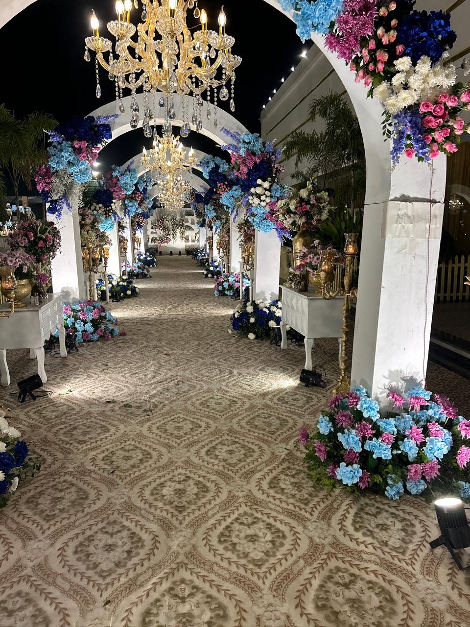 Wedding reception decoration